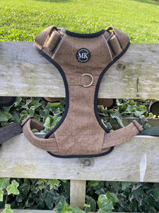 NEW Tweed Padded Harness